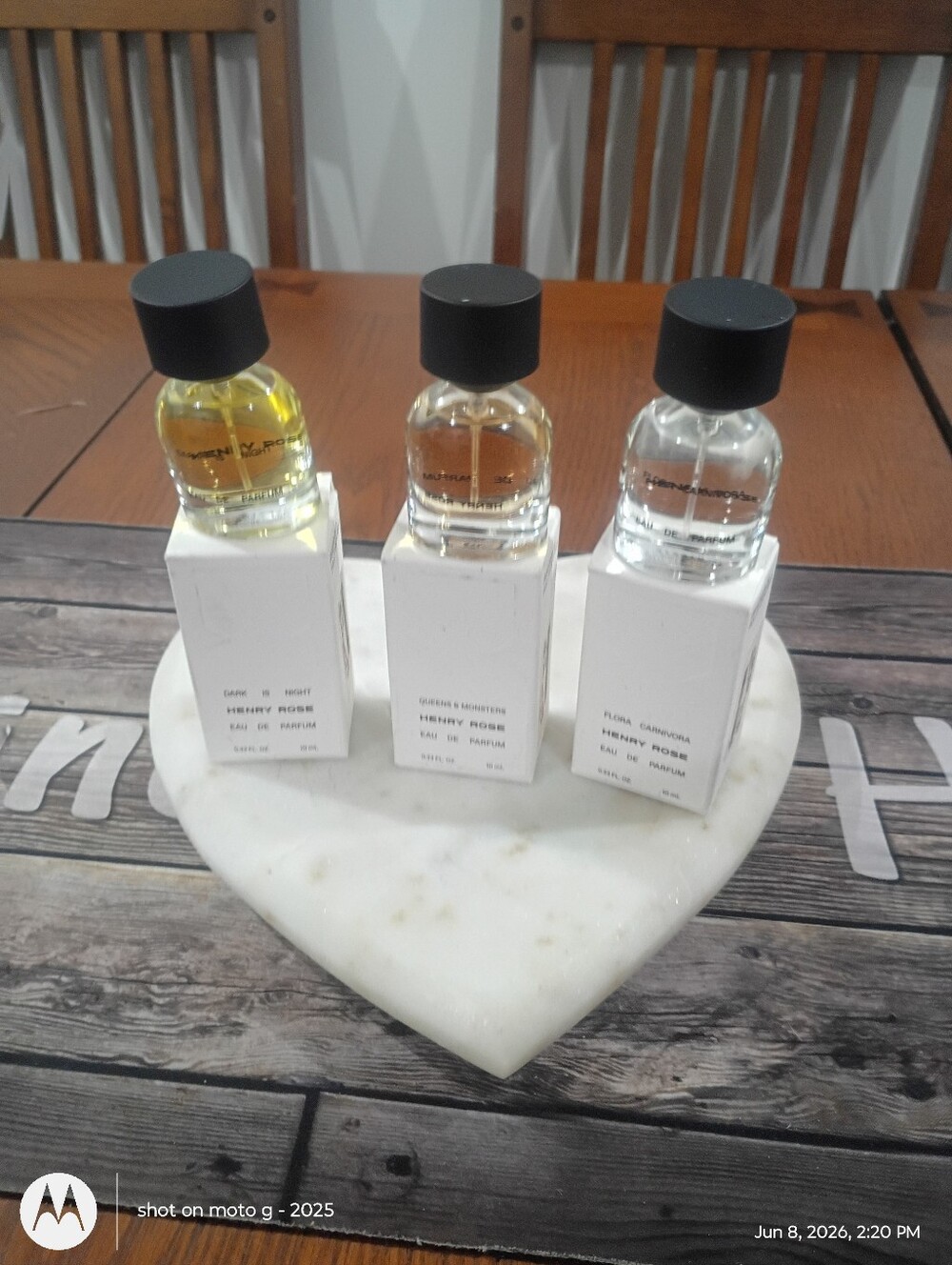 Henry Rose Trio 10ml Bottles Gods & Monsters Dark Is Night And Flora Carnova